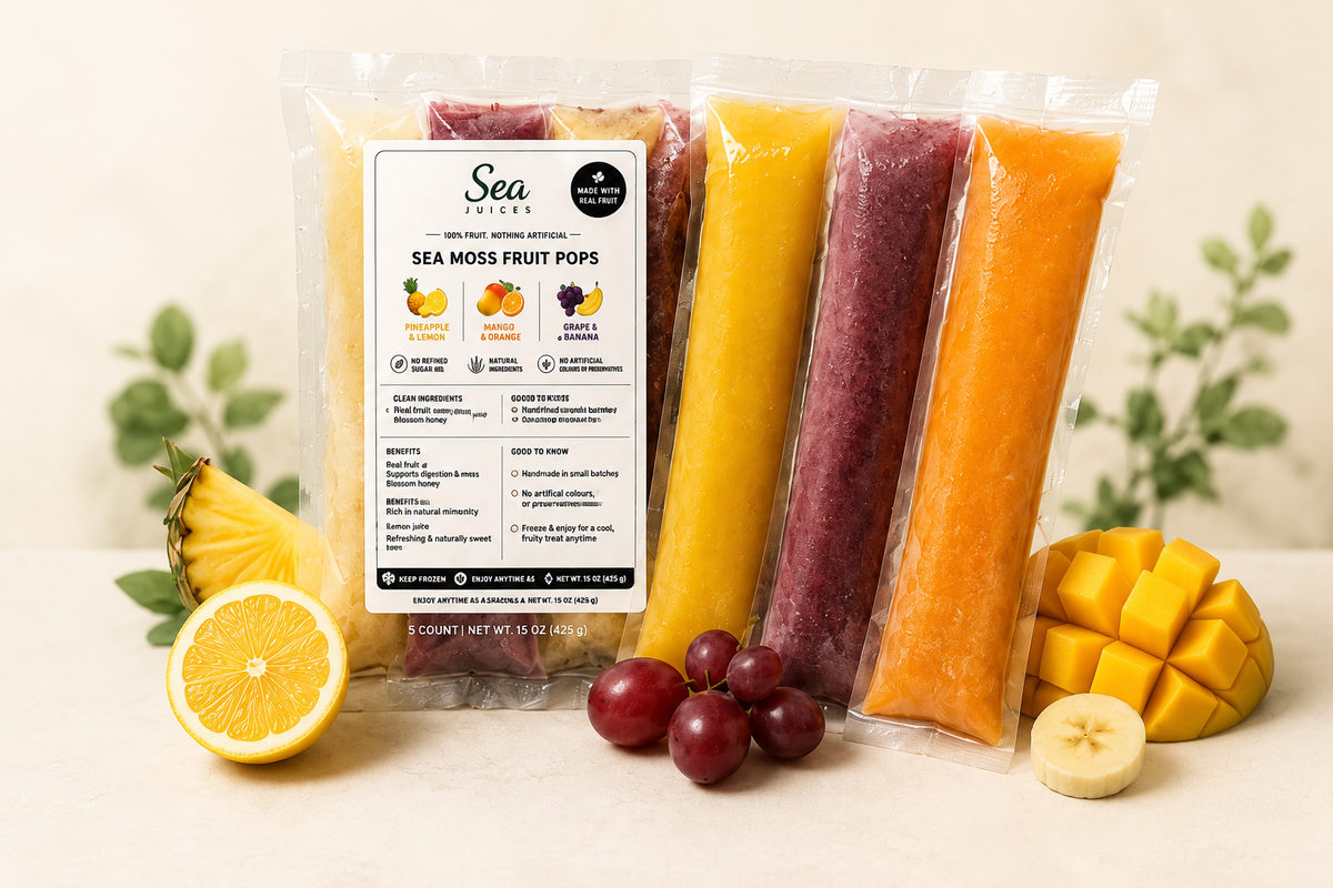 Sea moss popsicles